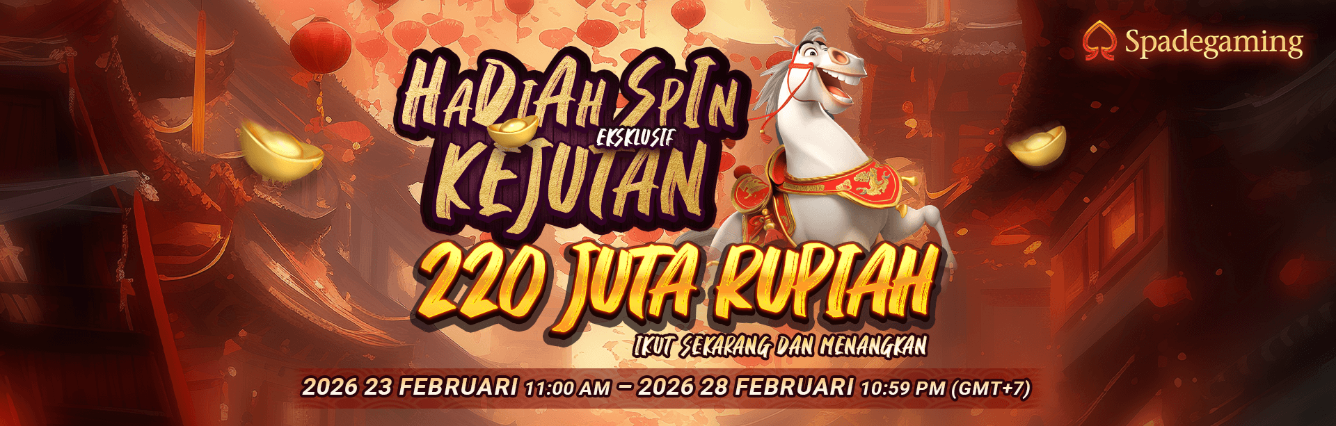 SPADEGAMING - HADIAH SPIN KEJUTAN